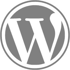 WordPress Logo Grey